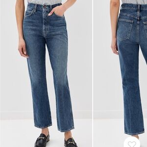 Agolde Dark Blue Straight Leg Jeans 60% off